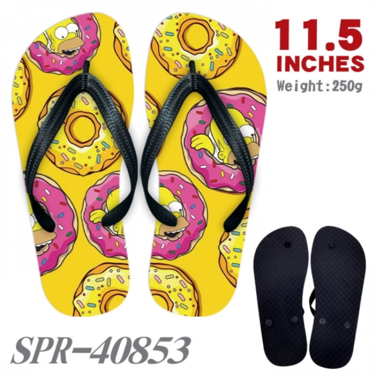The Simpsons Thickened rubber flip-flops slipper average size 