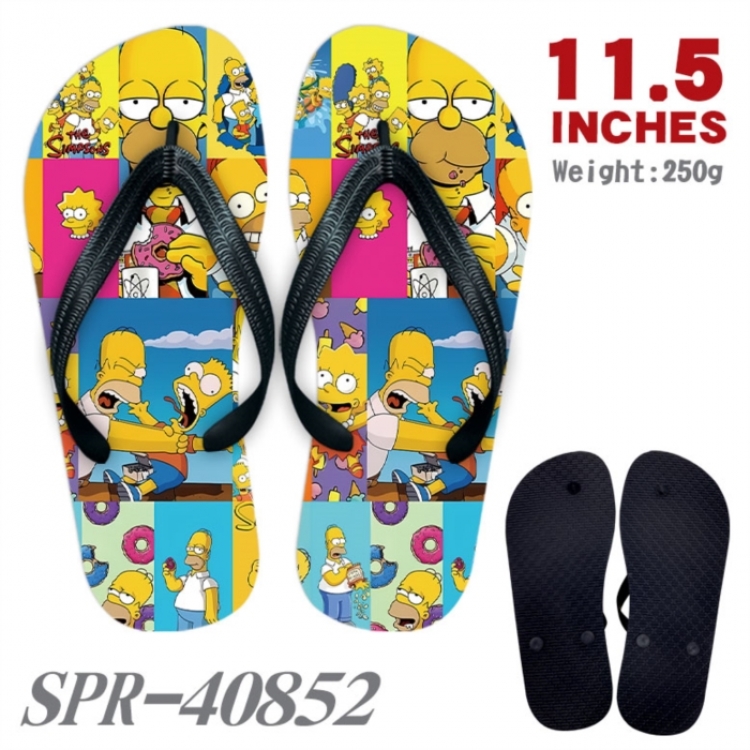 The Simpsons Thickened rubber flip-flops slipper average size 