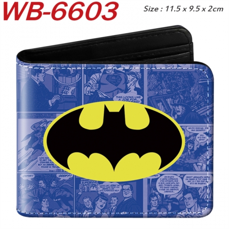 Marvel  Animation color PU leather half fold wallet 11.5X9X2CM