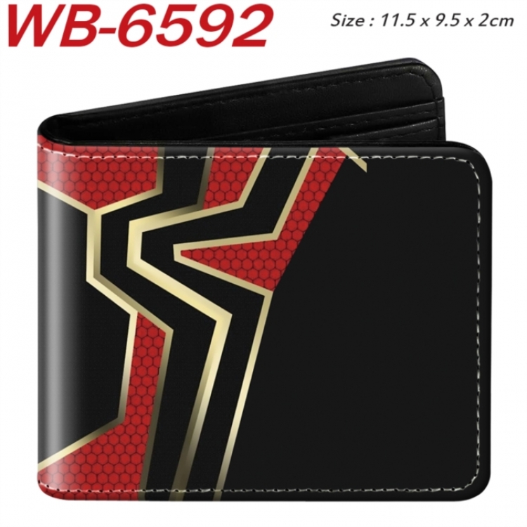 Marvel  Animation color PU leather half fold wallet 11.5X9X2CM