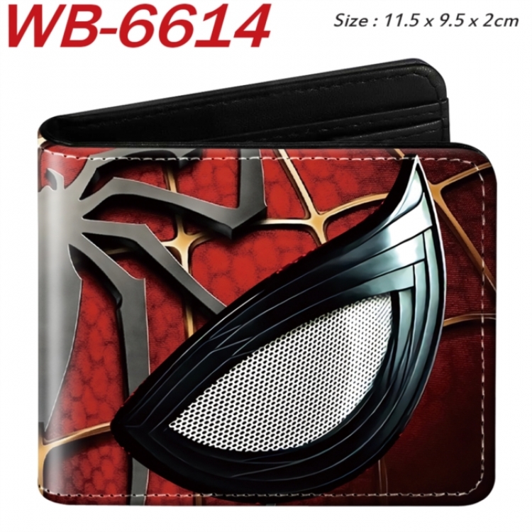 Marvel  Animation color PU leather half fold wallet 11.5X9X2CM