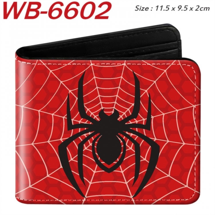 Marvel  Animation color PU leather half fold wallet 11.5X9X2CM