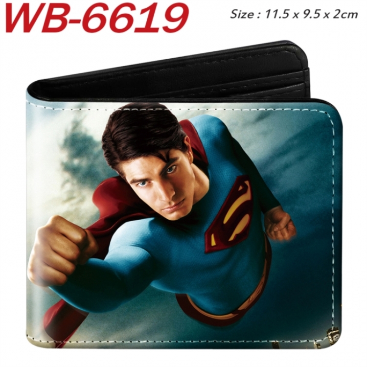 Marvel  Animation color PU leather half fold wallet 11.5X9X2CM