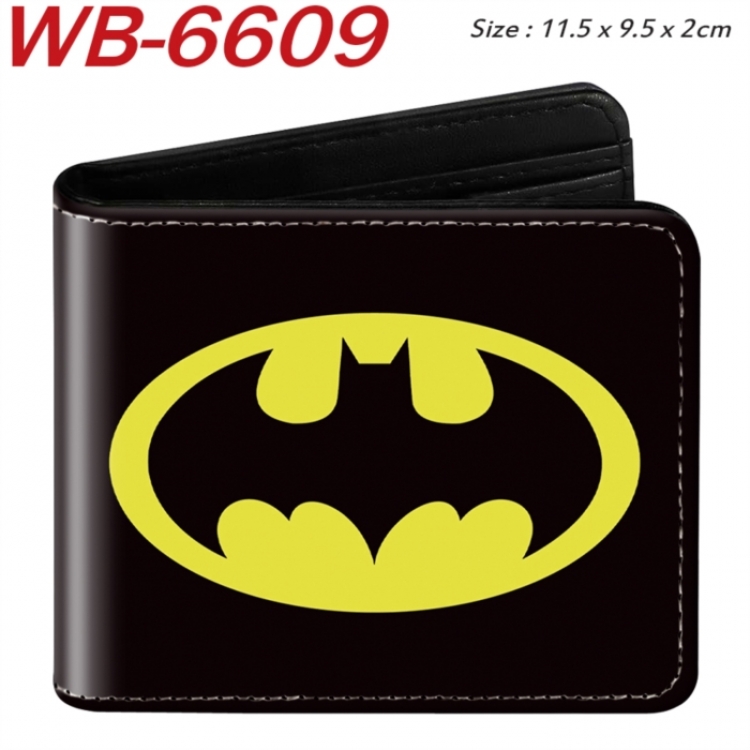 Marvel  Animation color PU leather half fold wallet 11.5X9X2CM