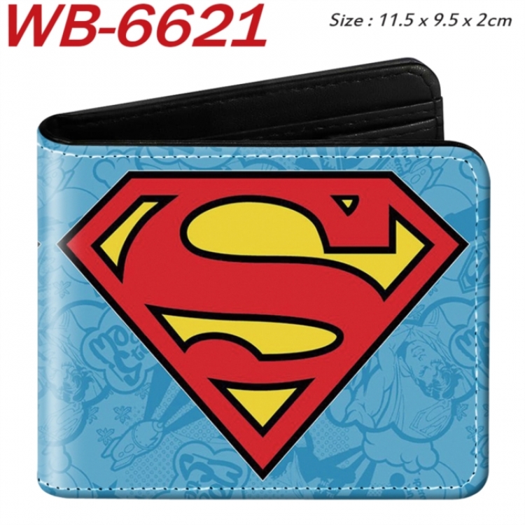 Marvel  Animation color PU leather half fold wallet 11.5X9X2CM