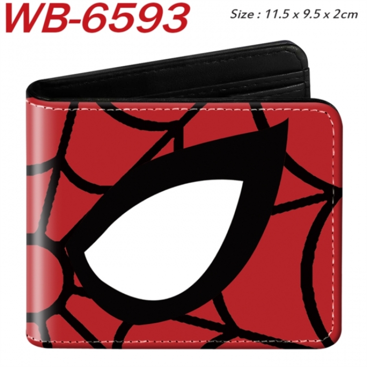 Marvel  Animation color PU leather half fold wallet 11.5X9X2CM