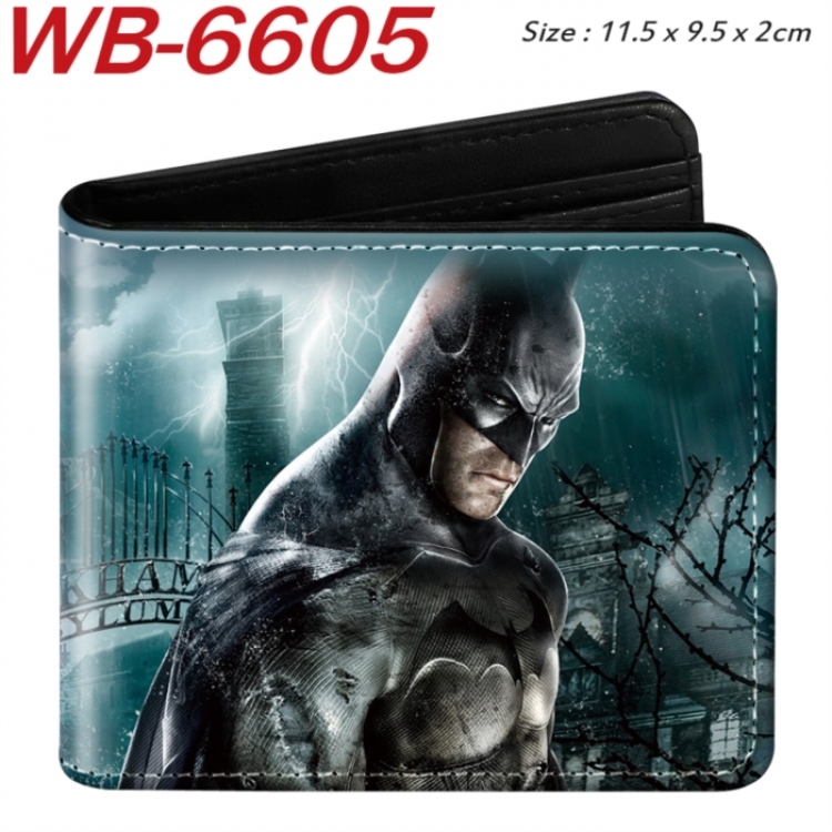Marvel  Animation color PU leather half fold wallet 11.5X9X2CM