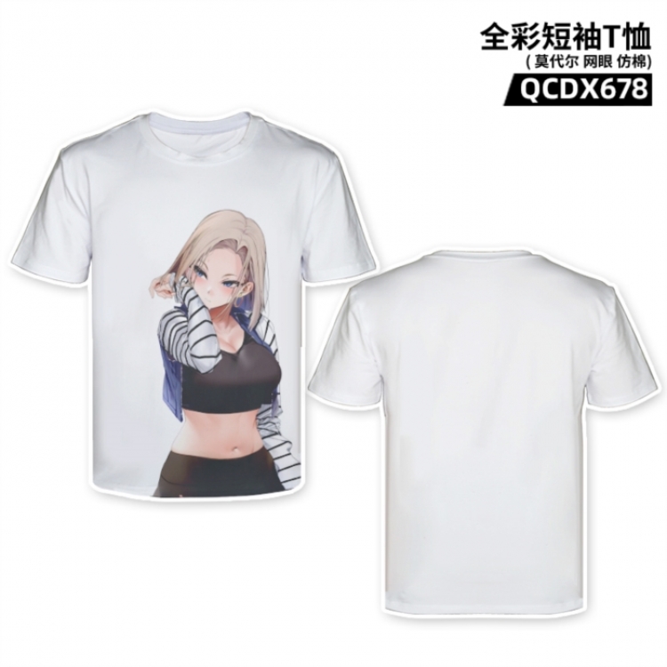 DRAGON BALL Anime full-color short-sleeved T-shirt from M to 2XL 