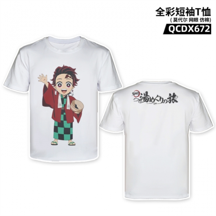 Demon Slayer Kimets Anime full-color short-sleeved T-shirt from M to 2XL 