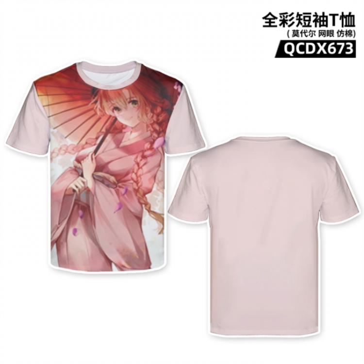 Demon Slayer Kimets Anime full-color short-sleeved T-shirt from M to 2XL 