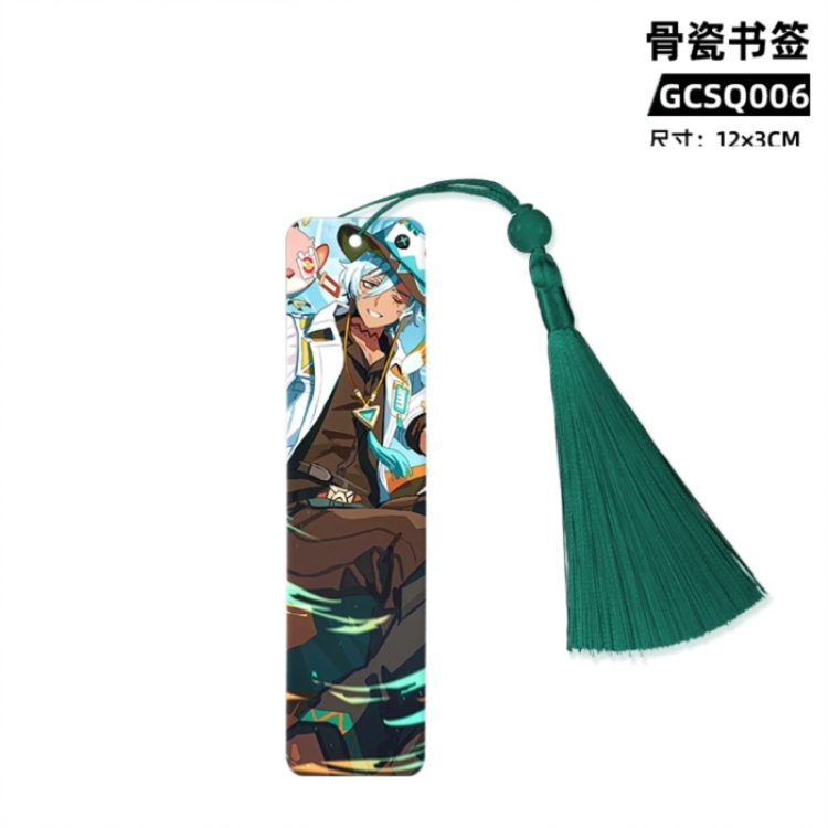 Genshin Impact Game bone china bookmark 12X3cm