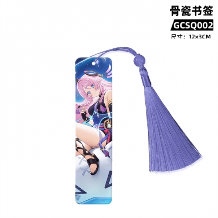 Genshin Impact Game bone china bookmark 12X3cm