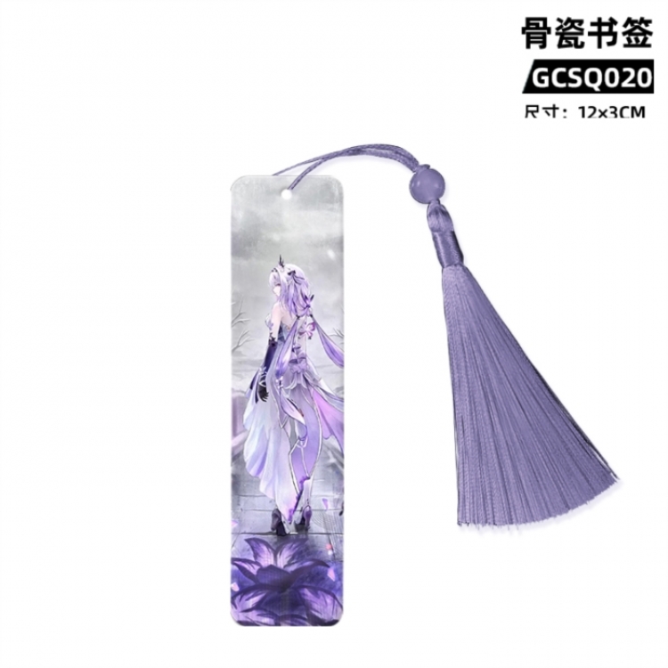 Honkai: Star Rail Game bone china bookmark 12X3cm