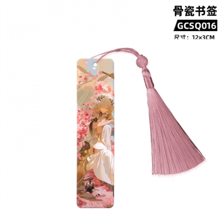 Honkai: Star Rail Game bone china bookmark 12X3cm