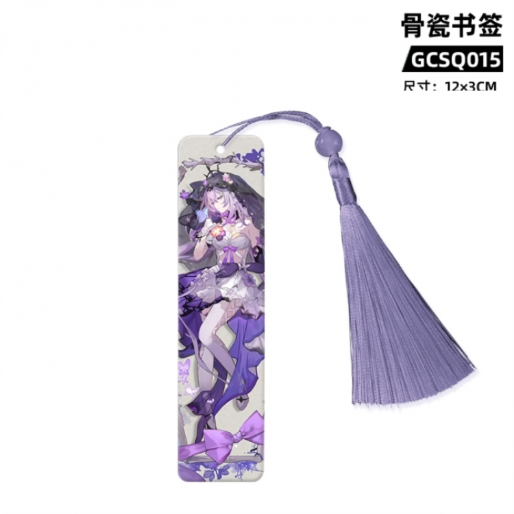Honkai: Star Rail Game bone china bookmark 12X3cm