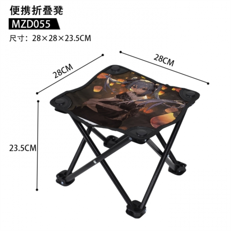 Hatsune Miku Anime portable folding stool 28x28x23.5cm
