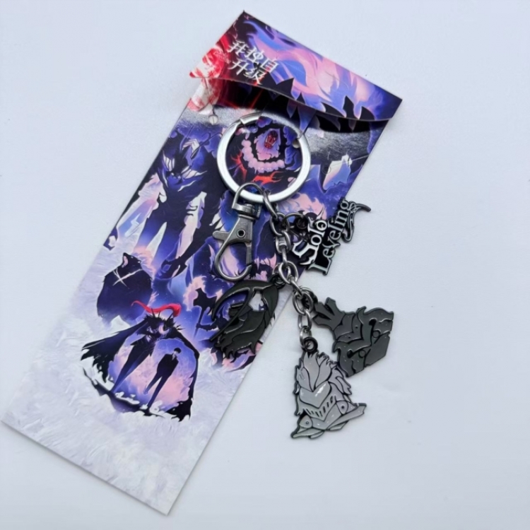 Solo Leveling:Arise  Anime cartoon  pendant metal keychain backpack pendant