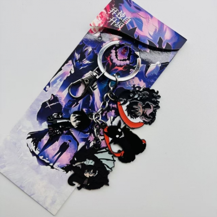 Solo Leveling:Arise  Anime cartoon  pendant metal keychain backpack pendant