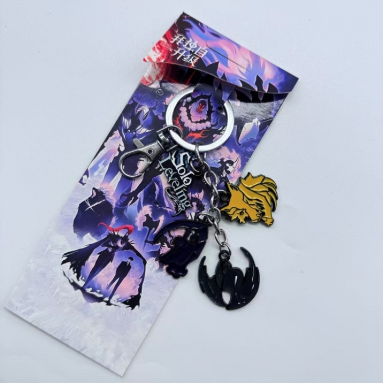 Solo Leveling:Arise  Anime cartoon  pendant metal keychain backpack pendant