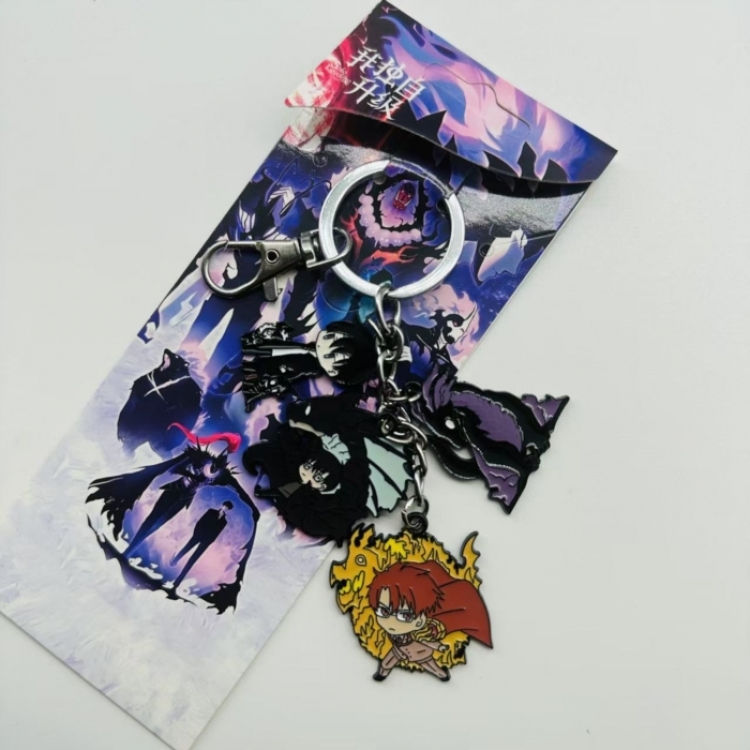 Solo Leveling:Arise  Anime cartoon  pendant metal keychain backpack pendant