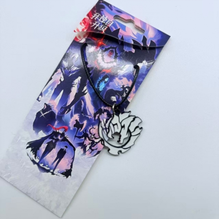 Solo Leveling:Arise Anime Surrounding Leather Rope Necklace Pendant price for 5 pcs