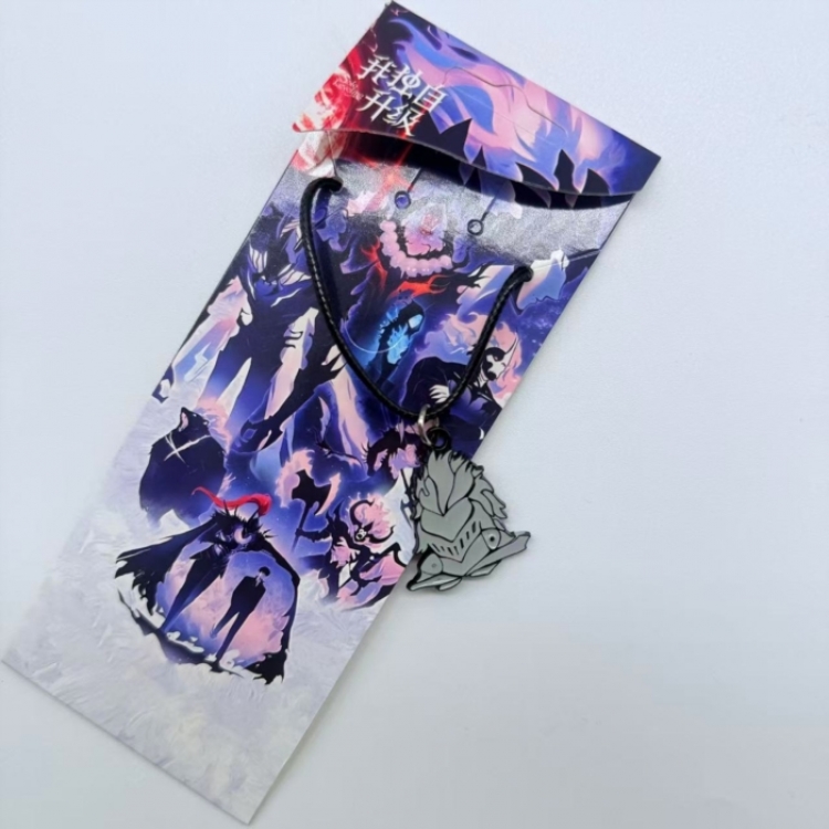 Solo Leveling:Arise Anime Surrounding Leather Rope Necklace Pendant price for 5 pcs