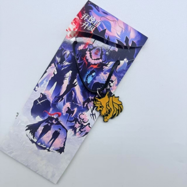 Solo Leveling:Arise Anime Surrounding Leather Rope Necklace Pendant price for 5 pcs