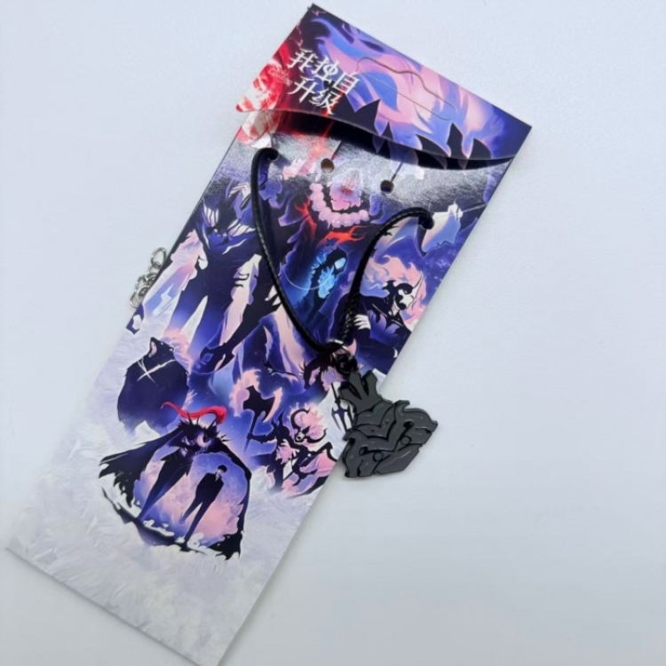Solo Leveling:Arise Anime Surrounding Leather Rope Necklace Pendant price for 5 pcs