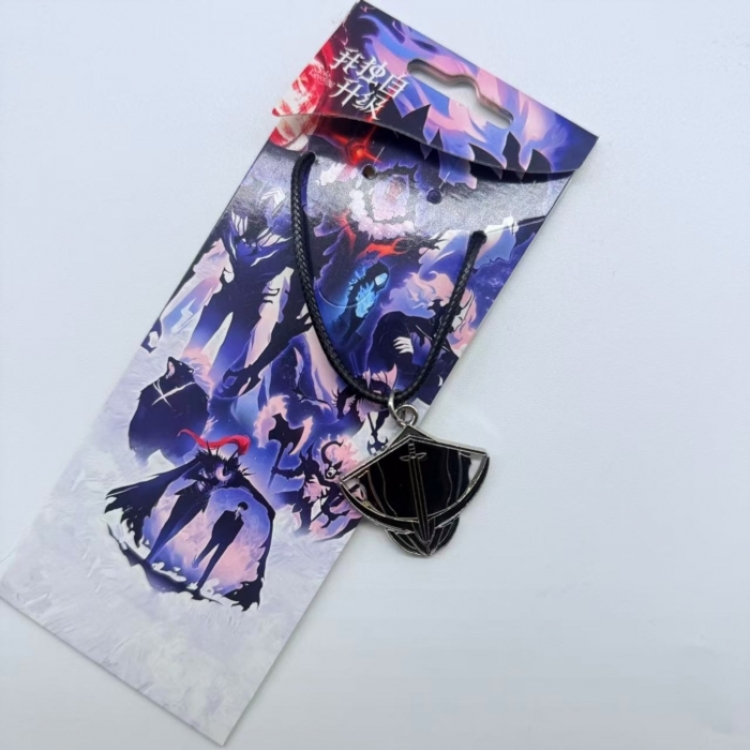 Solo Leveling:Arise Anime Surrounding Leather Rope Necklace Pendant price for 5 pcs
