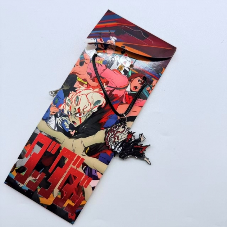 Dandadan Anime Surrounding Leather Rope Necklace Pendant price for 5 pcs