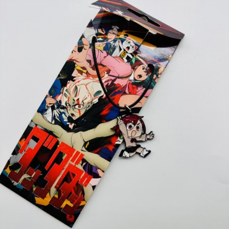Dandadan Anime Surrounding Leather Rope Necklace Pendant price for 5 pcs
