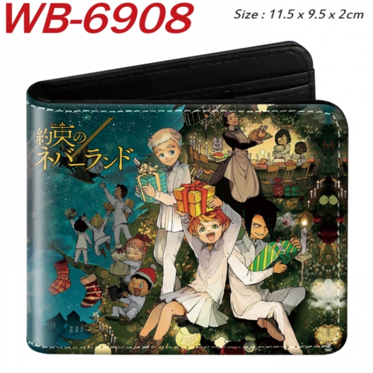Dreamy Dating Animation color PU leather half fold wallet 11.5X9X2CM