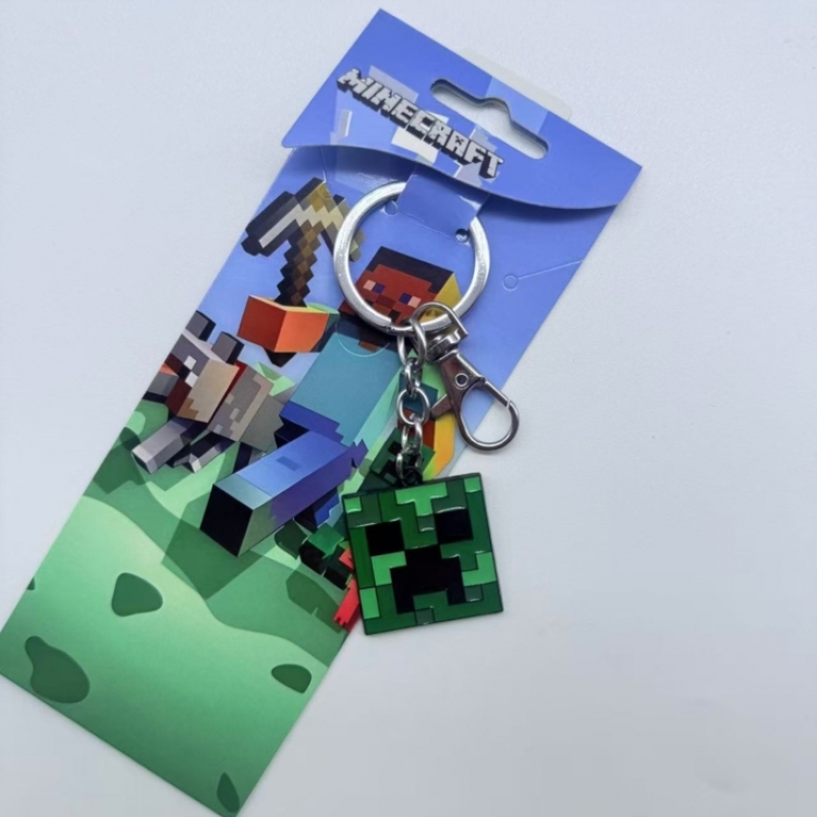  Minecraft  Animation metal keychain pendant price for 5 pcs 