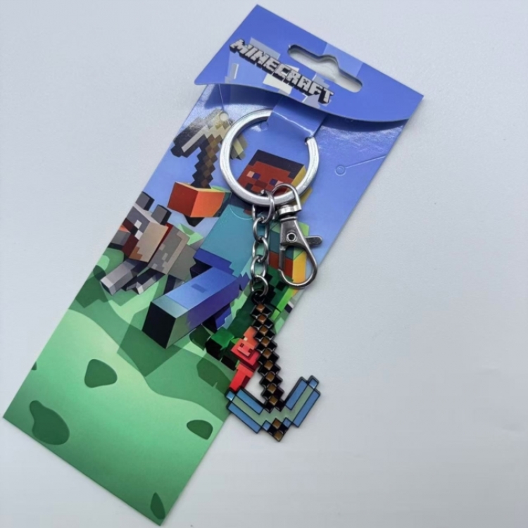  Minecraft  Animation metal keychain pendant price for 5 pcs 