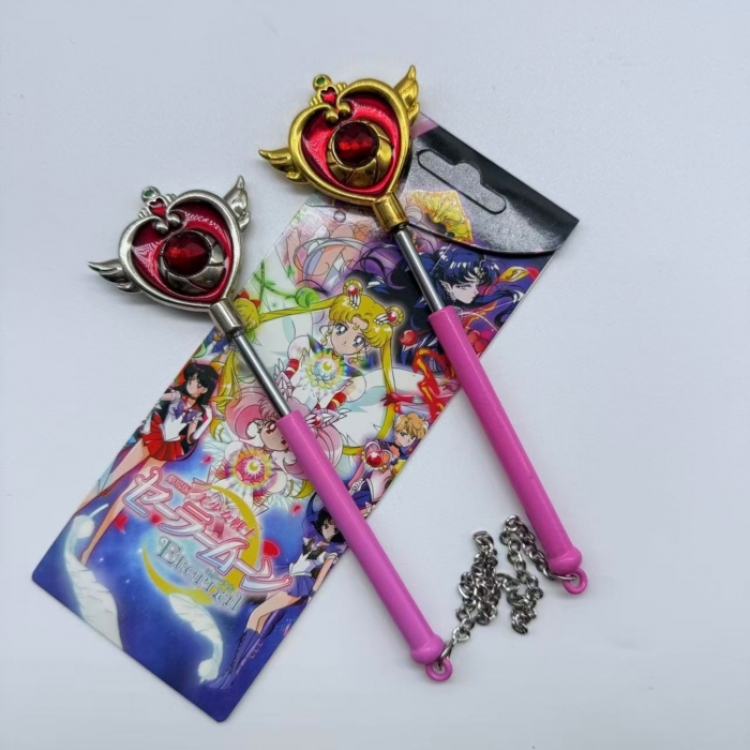 sailormoon Anime peripheral retractable keychain