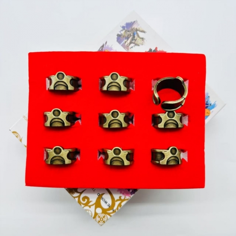 Solo Leveling:Arise Anime Surrounding Box Ring  a set of 9