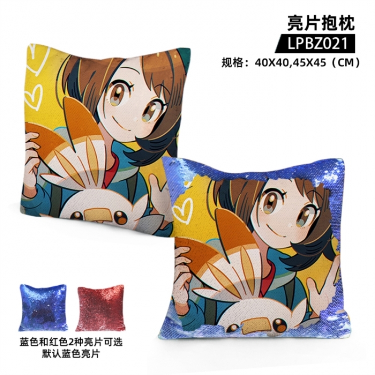 Pokemon Game glitter pillow 40x40cm