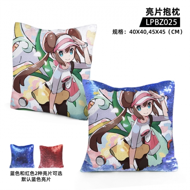 Pokemon Game glitter pillow 40x40cm