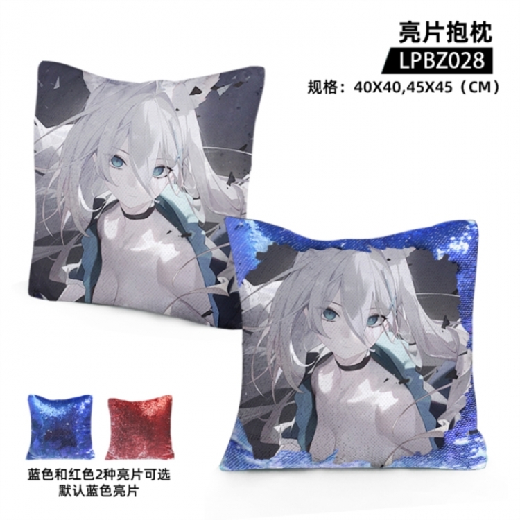 Azure Files Game glitter pillow 40x40cm