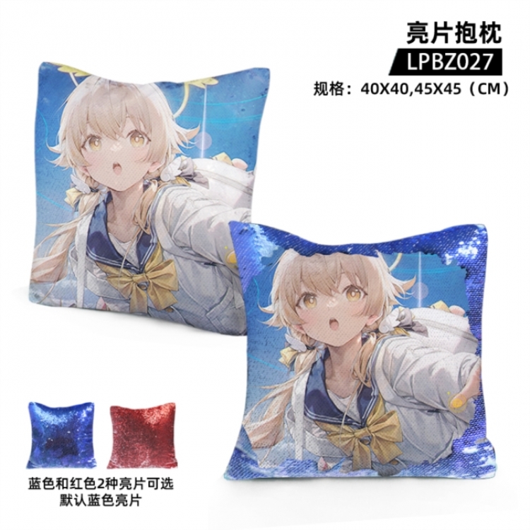 Azure Files Game glitter pillow 40x40cm