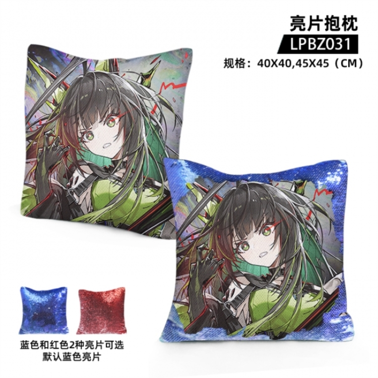 Arknights Game glitter pillow 40x40cm