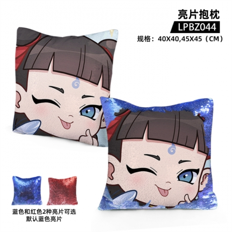 Nezha Game glitter pillow 40x40cm
