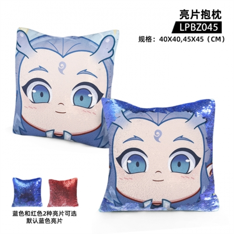 Nezha Movie sequin pillow 45x45cm