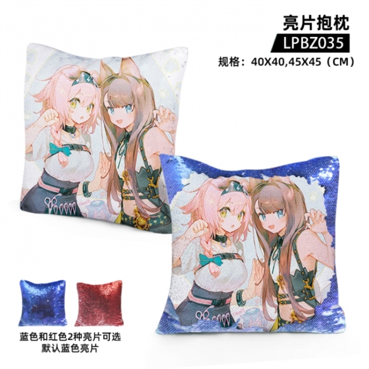 Arknights Anime sequin pillow 45x45cm