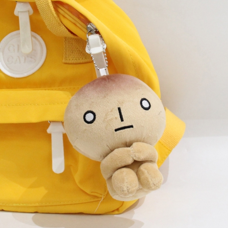 Grilled bread Crystal Super Soft PP Cotton Plush Toy Pendant 12x9x7cm price for 5 pcs