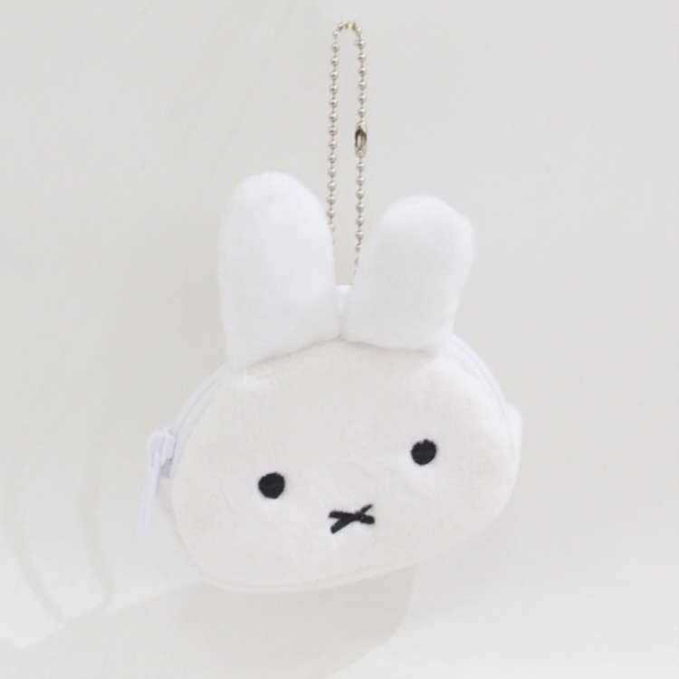 Miffy Earphone Crystal Super Soft PP Cotton Plush Earphone Bag Pendant 10x9x2cm price for 5 pcs