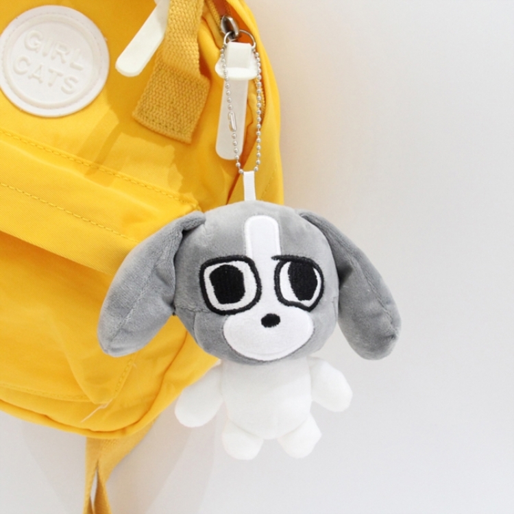 Multiple dogs Crystal Super Soft PP Cotton Plush Toy Pendant  12x10x6cm price for 5 pcs