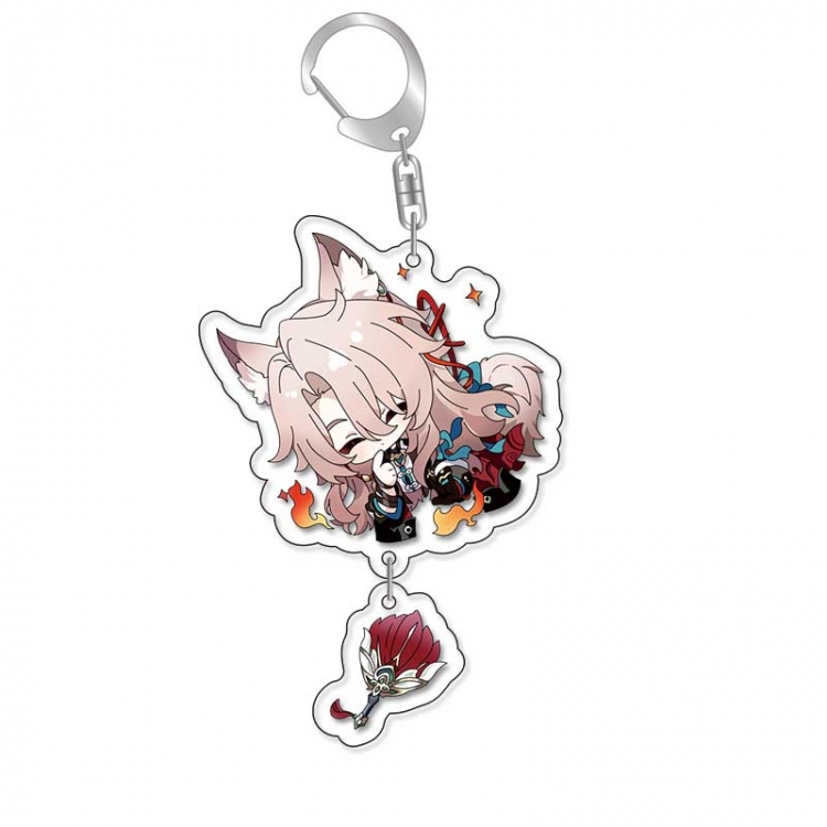 Lovemoon Anime acrylic Pendant Key Chain  price for 5 pcs