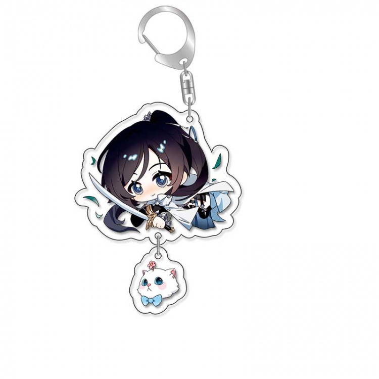 Lovemoon Anime acrylic Pendant Key Chain  price for 5 pcs