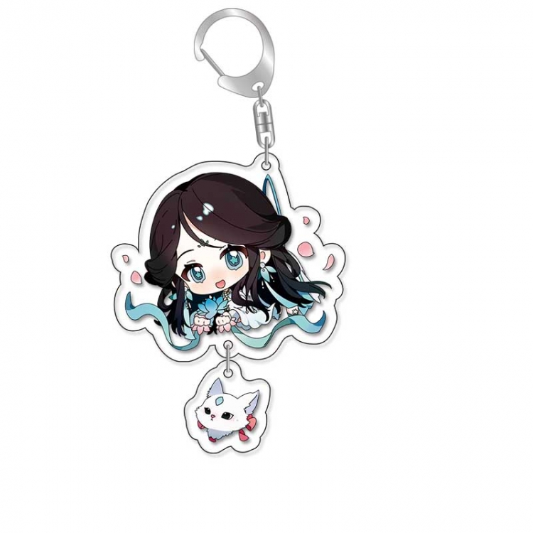 Lovemoon Anime acrylic Pendant Key Chain  price for 5 pcs